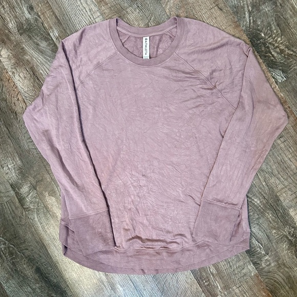Athleta Purple Long Sleeve Mindset Sweatshirt/Pullover Large - Picture 1 of 7